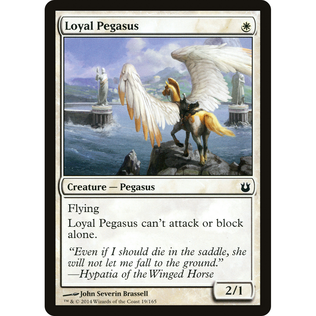 Loyal Pegasus (BNG-019) - Born of the Gods Foil