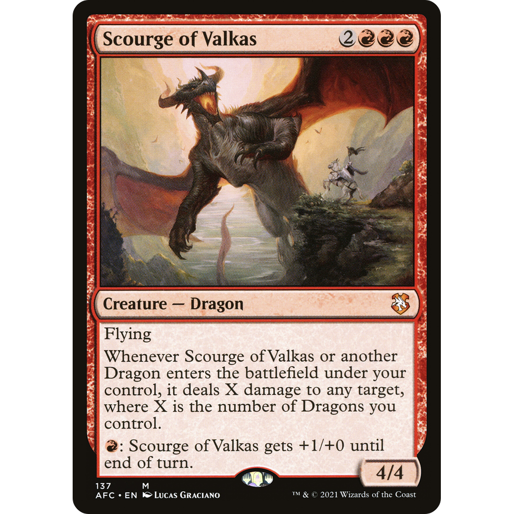 Scourge of Valkas (AFC-137) - Forgotten Realms Commander