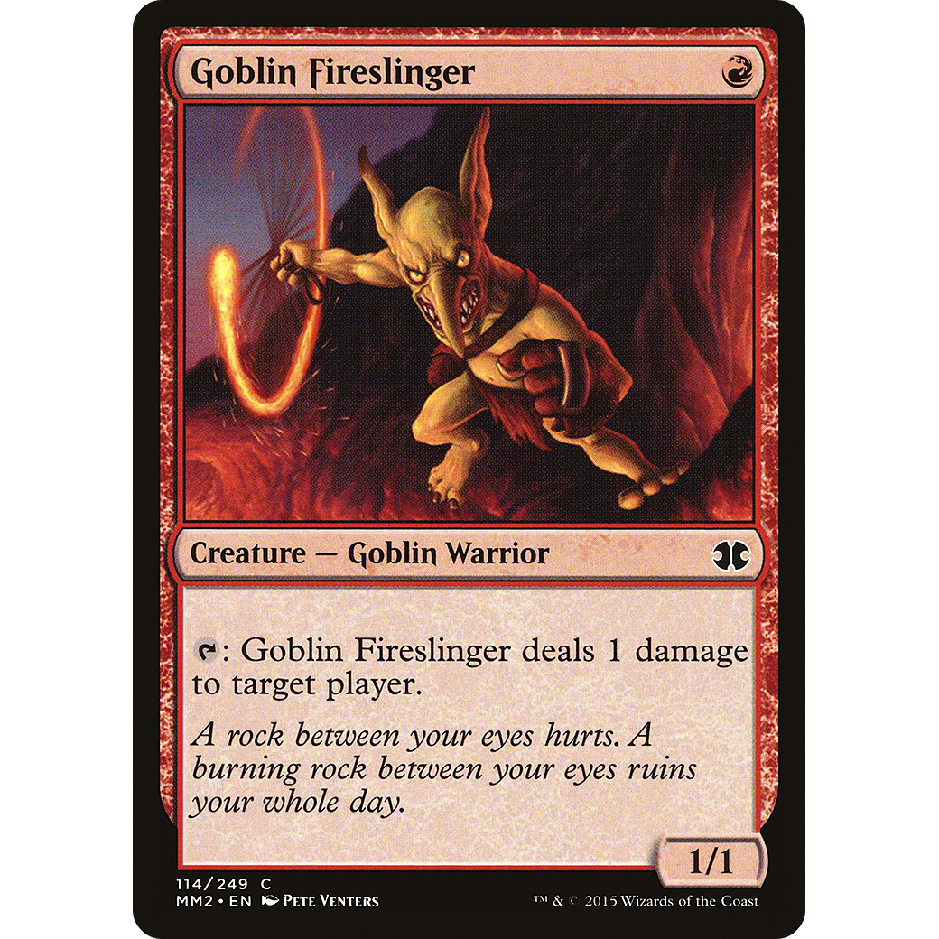 Goblin Fireslinger (MM2-114) - Modern Masters 2015 Foil