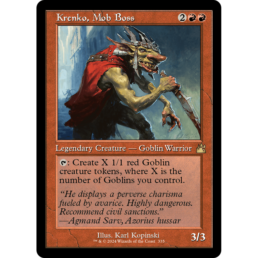Krenko, Mob Boss (RVR-335) - Ravnica Remastered