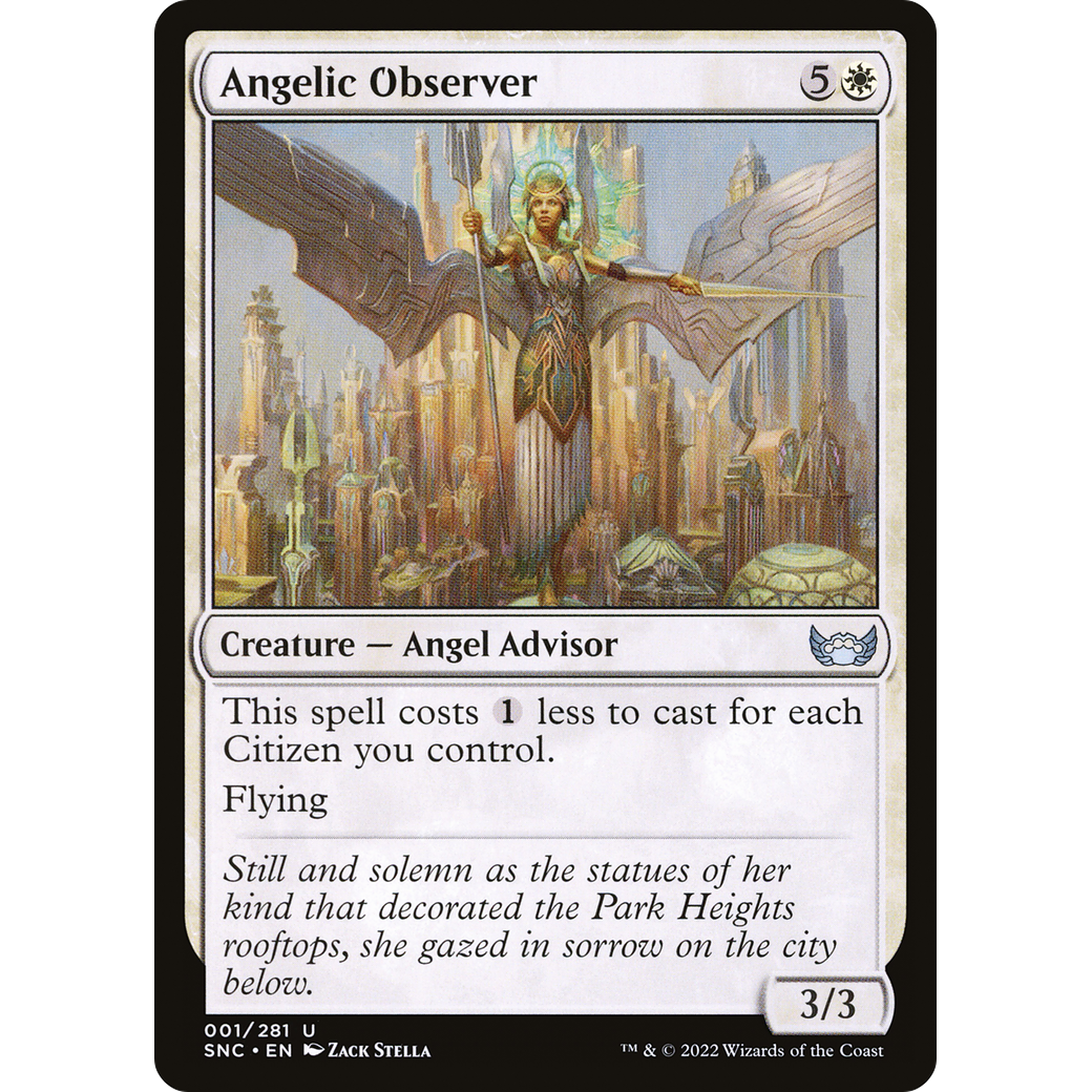 Angelic Observer (SNC-001) - Streets of New Capenna Foil