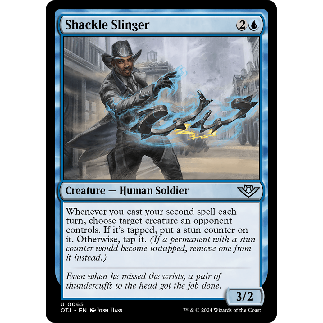 Shackle Slinger (OTJ-065) - Outlaws of Thunder Junction Foil
