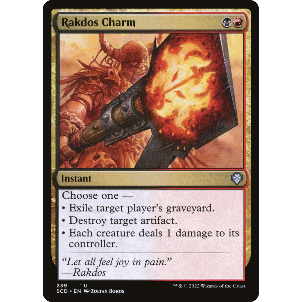 Rakdos Charm (SCD-239) - Starter Commander Decks