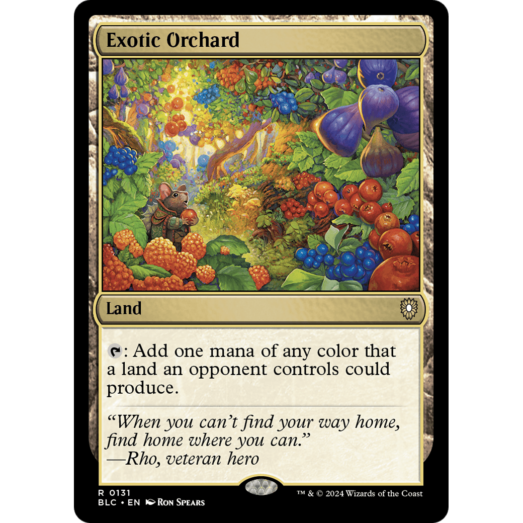 Exotic Orchard (BLC-131) - Bloomburrow Commander