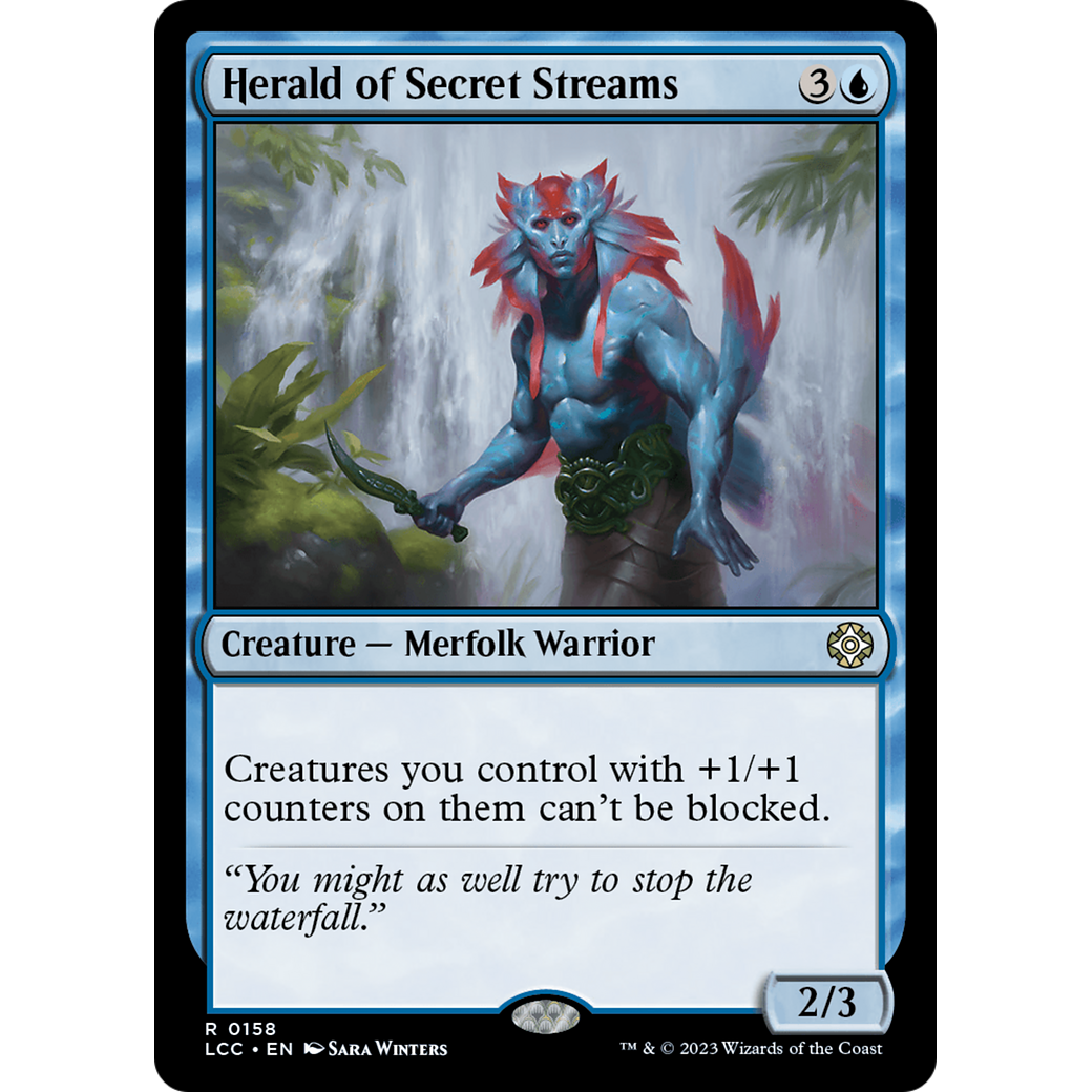 Herald of Secret Streams (LCC-158) - The Lost Caverns of Ixalan Commander