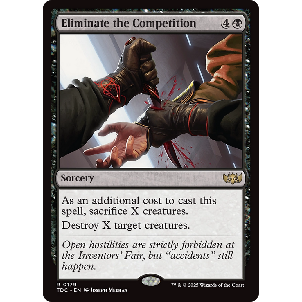 Eliminate the Competition (TDC-179) - Commander: Tarkir: Dragonstorm