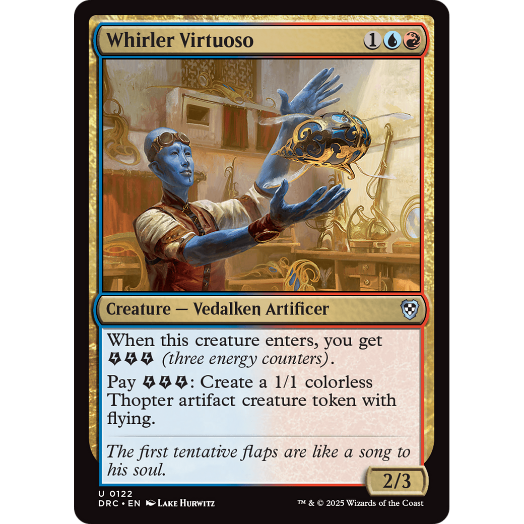 Whirler Virtuoso (DRC-122) - Commander: Aetherdrift