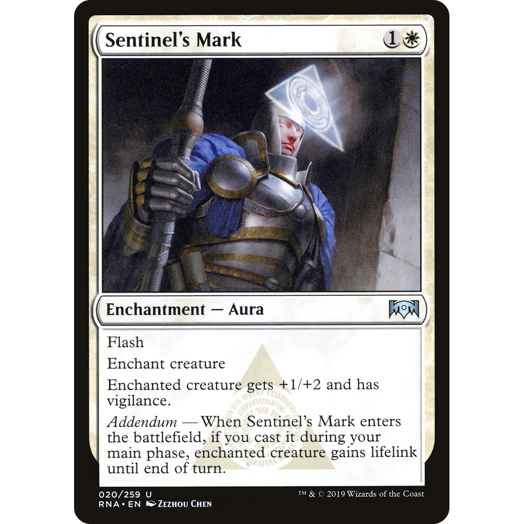 Sentinel's Mark (RNA-020) - Ravnica Allegiance Foil