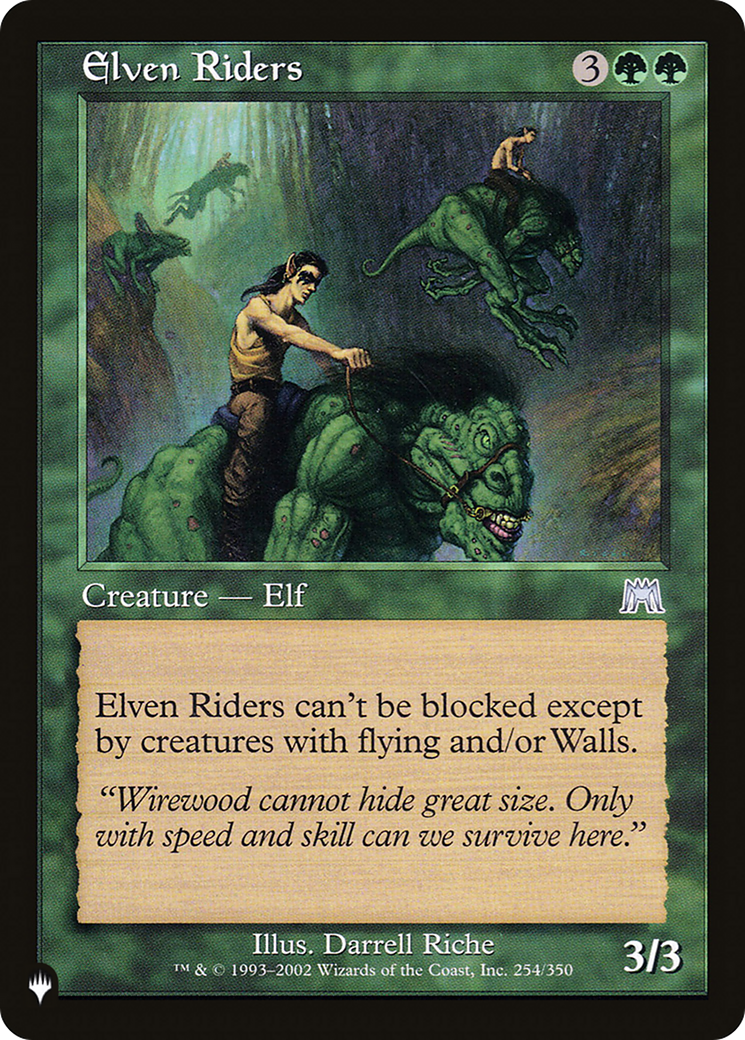 Elven Riders (LIST-254/350) - The List