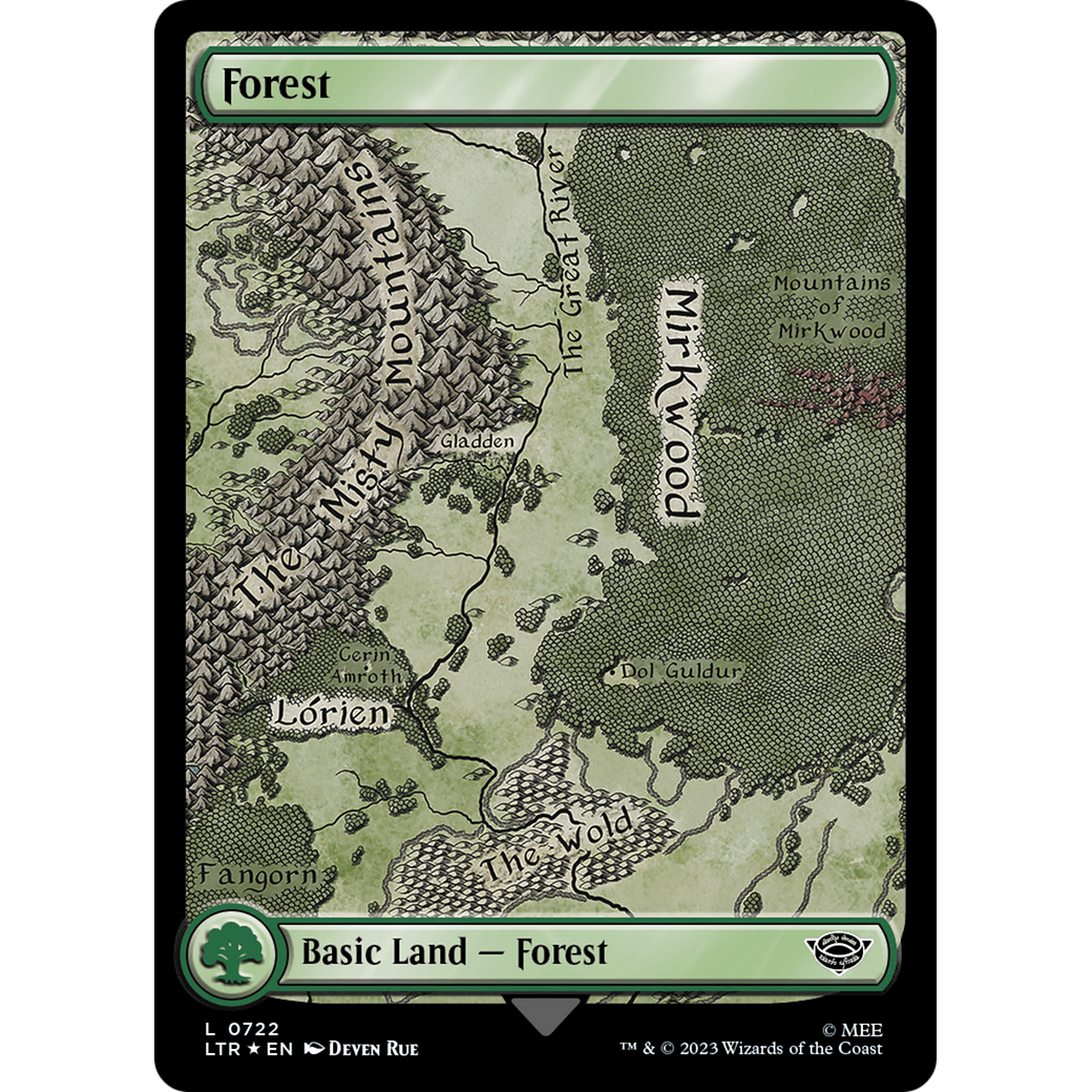 Forest (LTR-722) - The Lord of the Rings: Tales of Middle-earth Foil