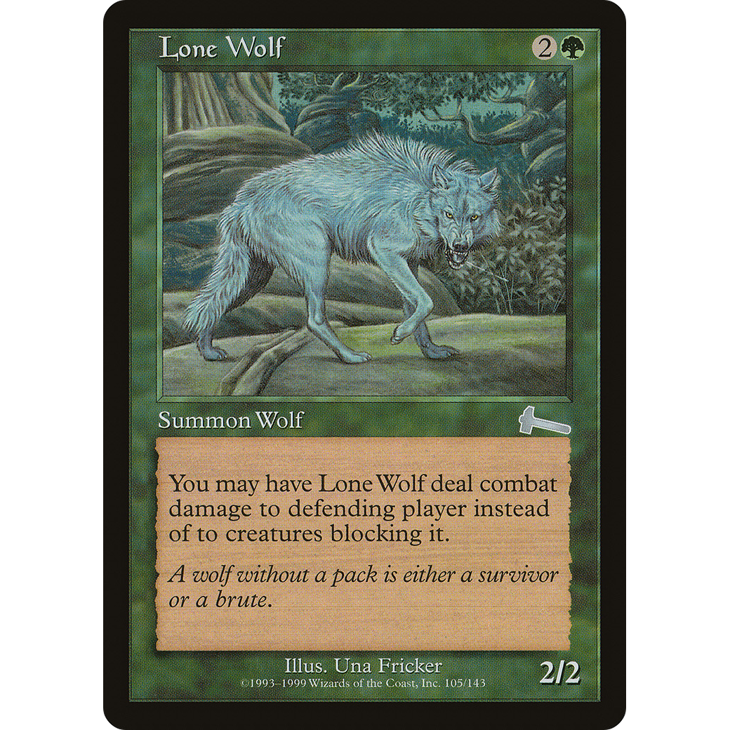 Lone Wolf (ULG-105) - Urza's Legacy Foil