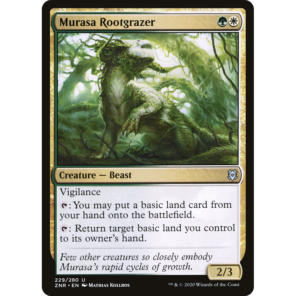 Murasa Rootgrazer (ZNR-229) - Zendikar Rising Foil