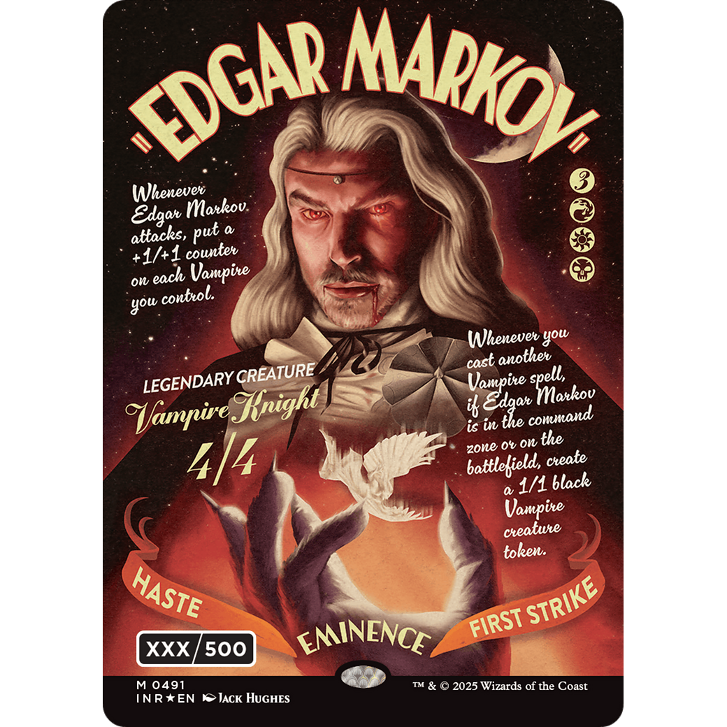 Edgar Markov (INR-491) - Innistrad Remastered: (Showcase) (Borderless) Foil