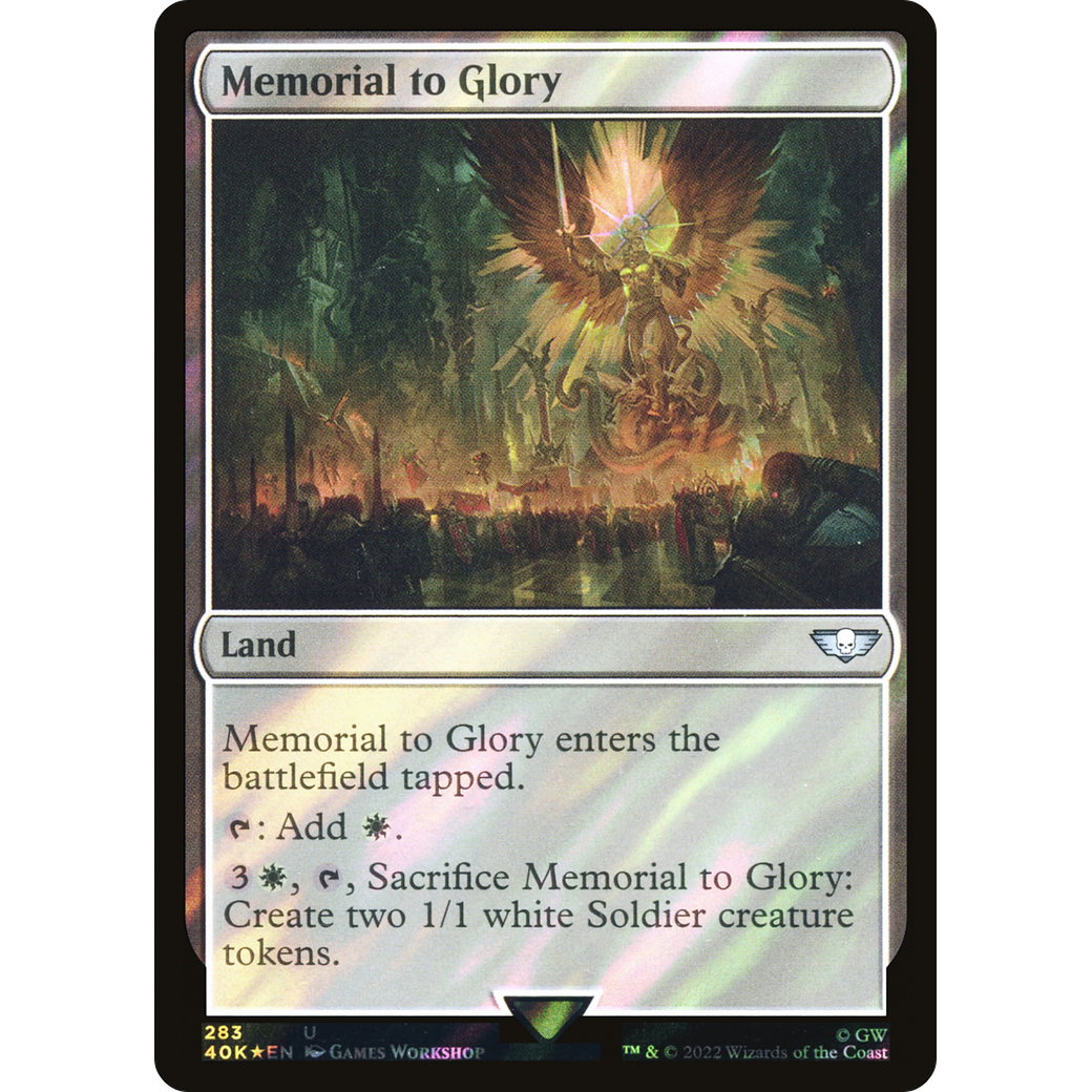 Memorial to Glory (40K-283) - Warhammer 40,000 Commander Foil