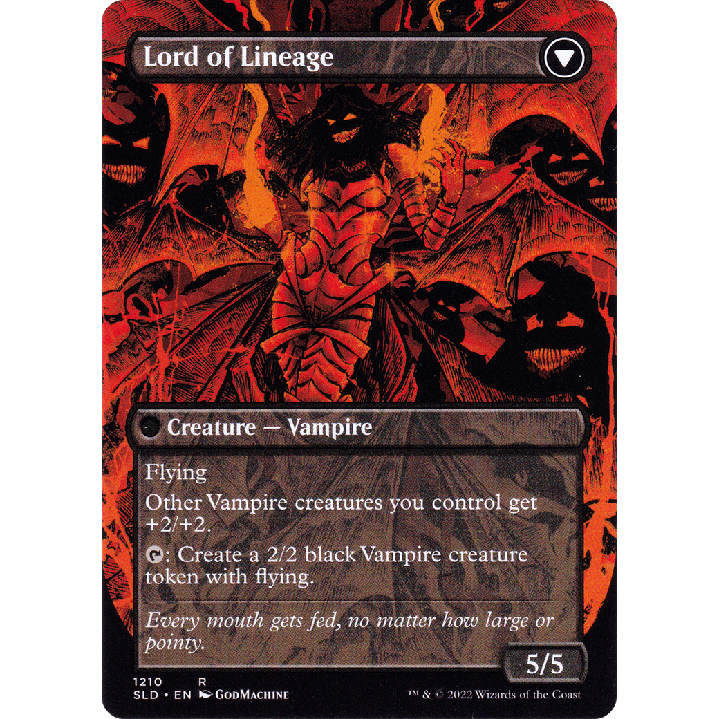 Bloodline Keeper (Display Commander) - Thick Stock (SLD-1210) - Secret Lair Drop (Borderless)