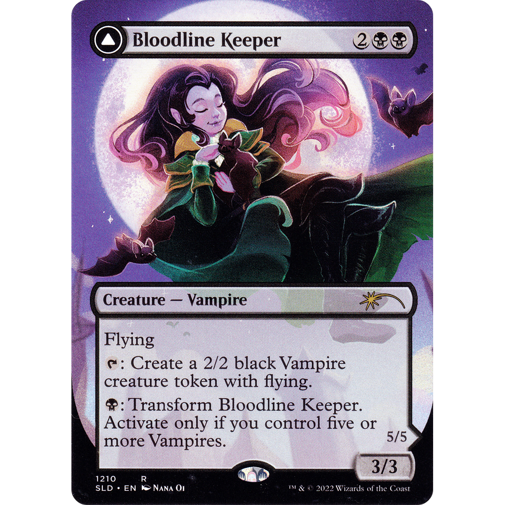 Bloodline Keeper (Display Commander) - Thick Stock (SLD-1210) - Secret Lair Drop (Borderless)