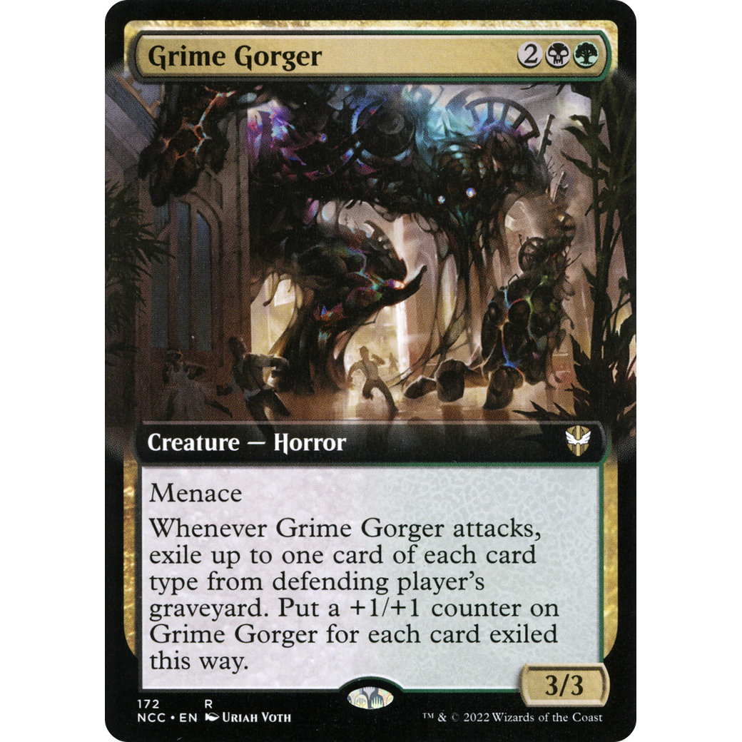 Grime Gorger (Extended Art) (NCC-172) - New Capenna Commander: (Extended Art)