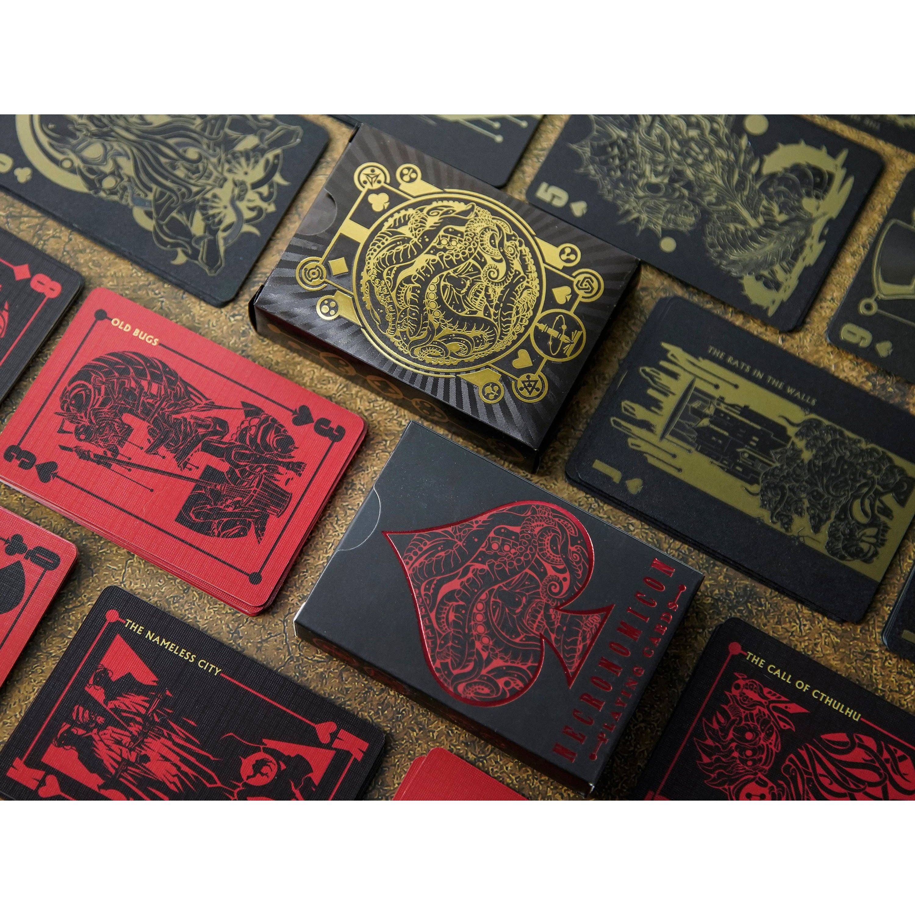 Lovecraft A-K Cthulhu Mythos Playing Cards - Red: Red