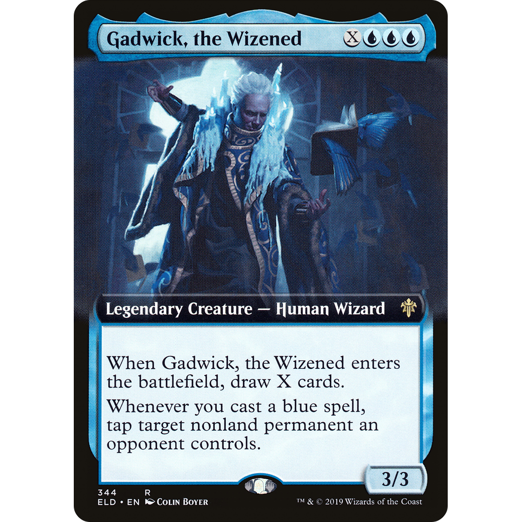 Gadwick, the Wizened (Extended Art) (ELD-344) - Throne of Eldraine: (Extended Art)