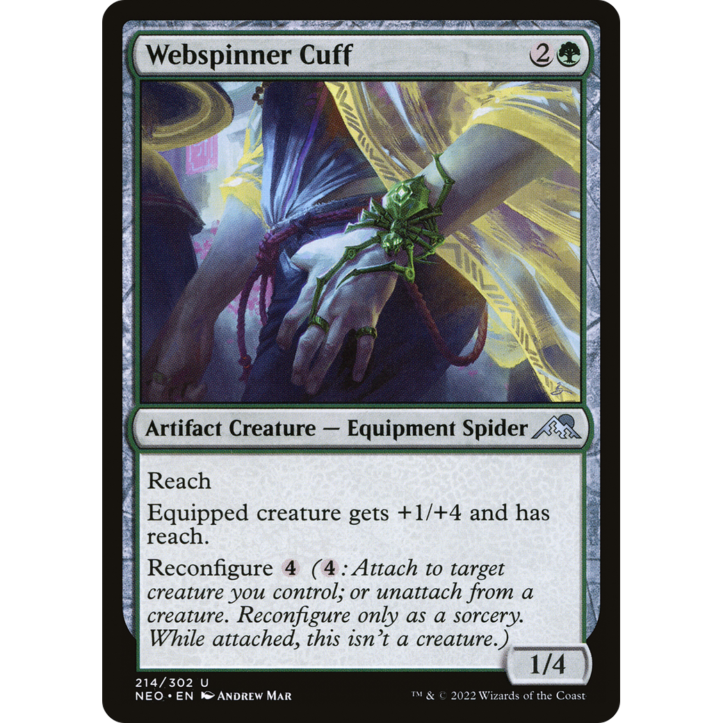 Webspinner Cuff (NEO-214) - Kamigawa: Neon Dynasty