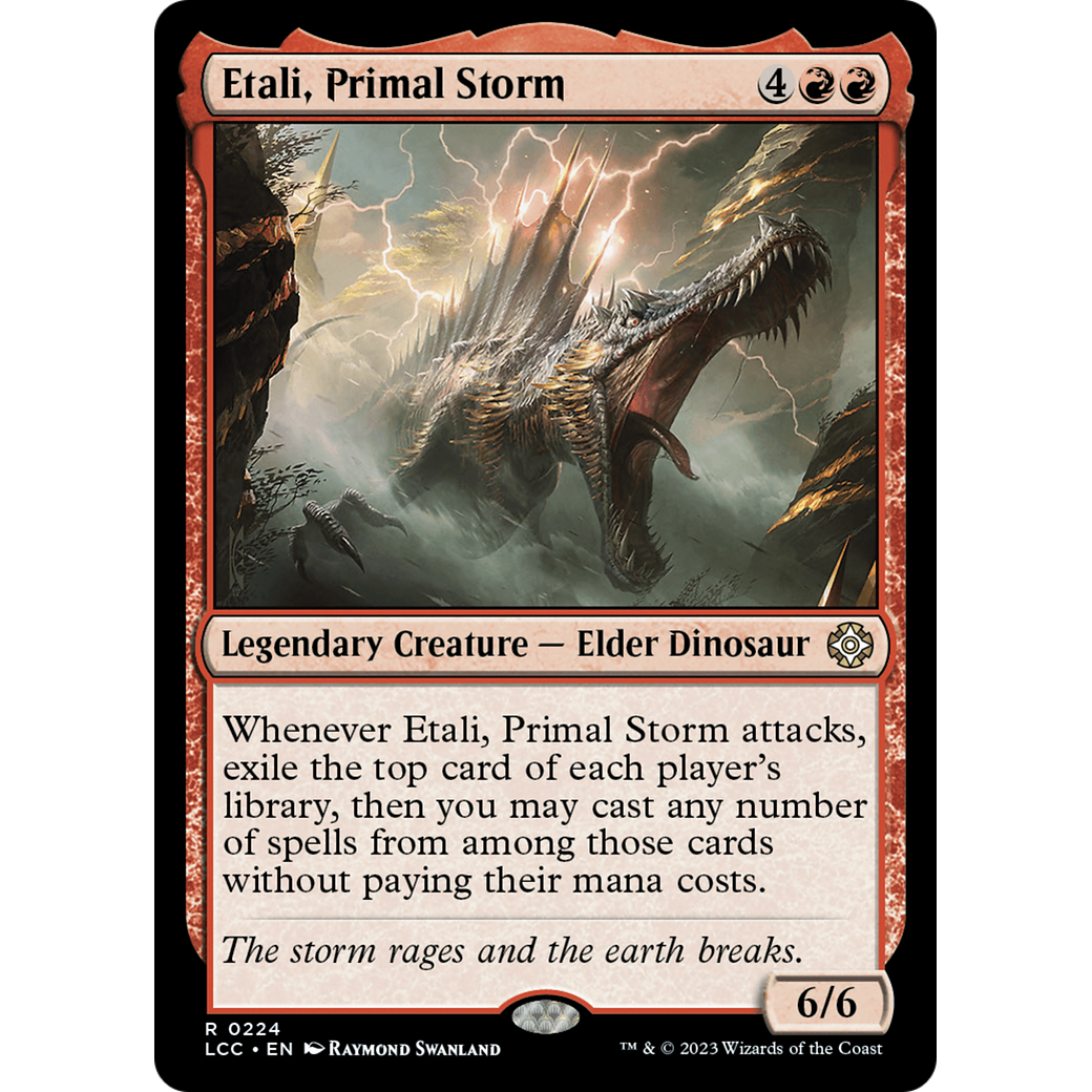 Etali, Primal Storm (LCC-224) - The Lost Caverns of Ixalan Commander