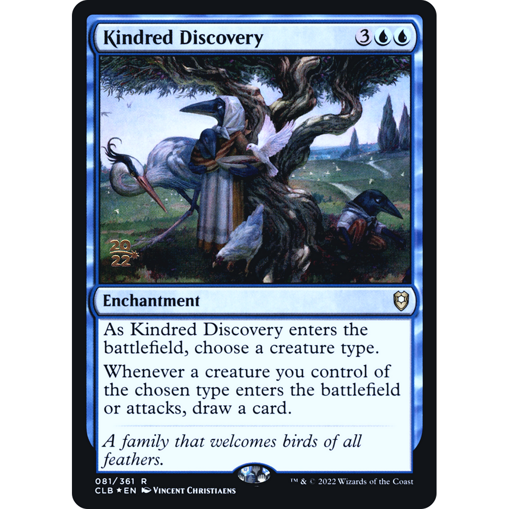 Kindred Discovery (PRE-81S) - Battle for Baldur's Gate Promos Foil