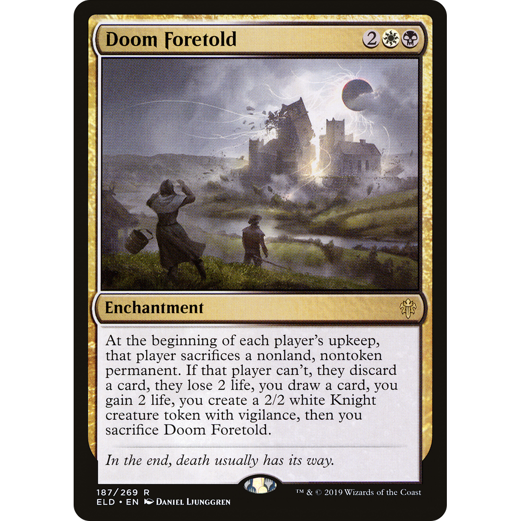 Doom Foretold (ELD-187) - Throne of Eldraine Foil