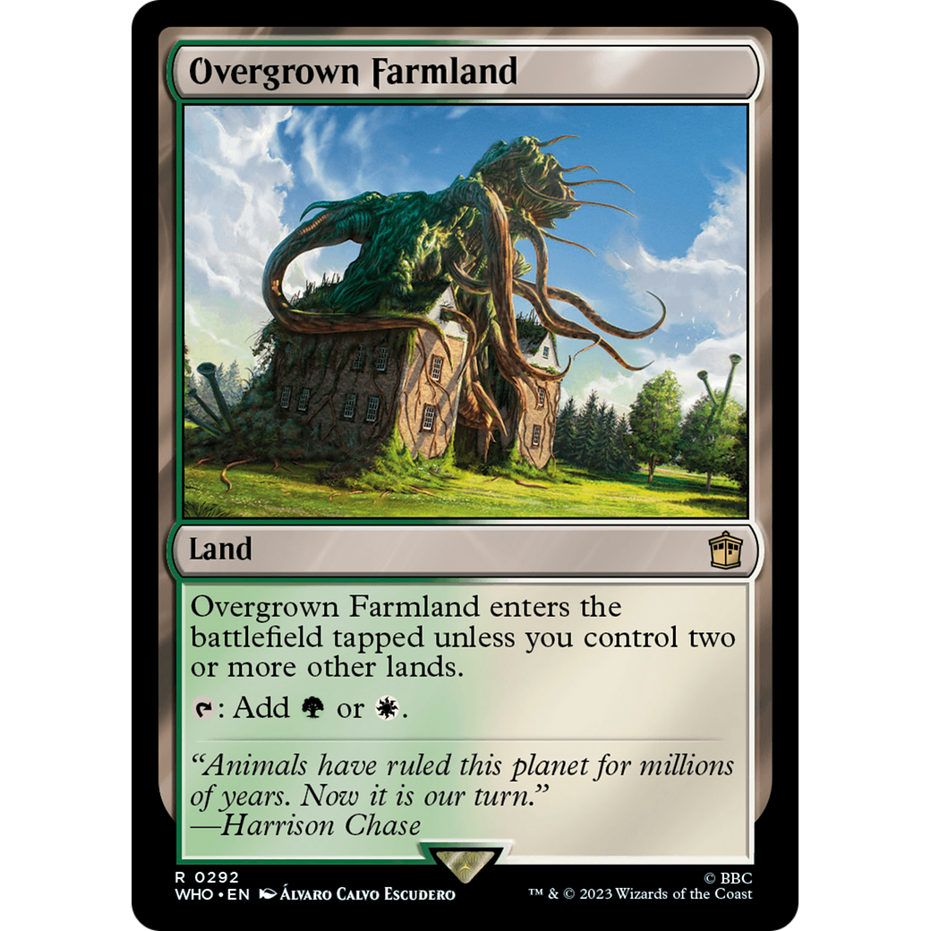 Overgrown Farmland (WHO-292) - Doctor Who Foil