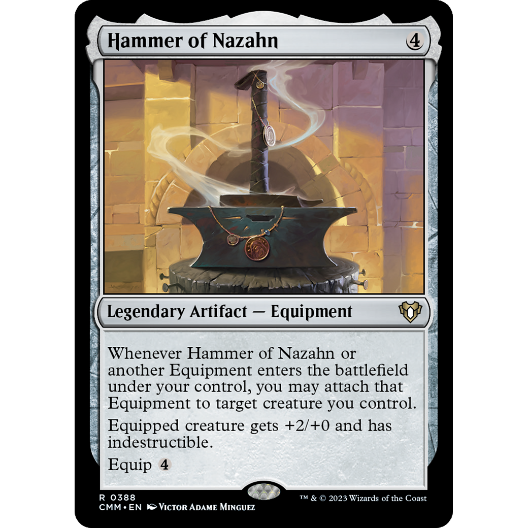 Hammer of Nazahn (CMM-388) - Commander Masters Foil