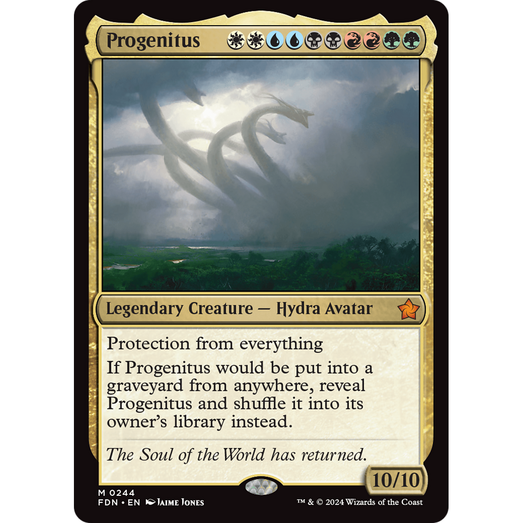 Progenitus (FDN-244) - Foundations Foil