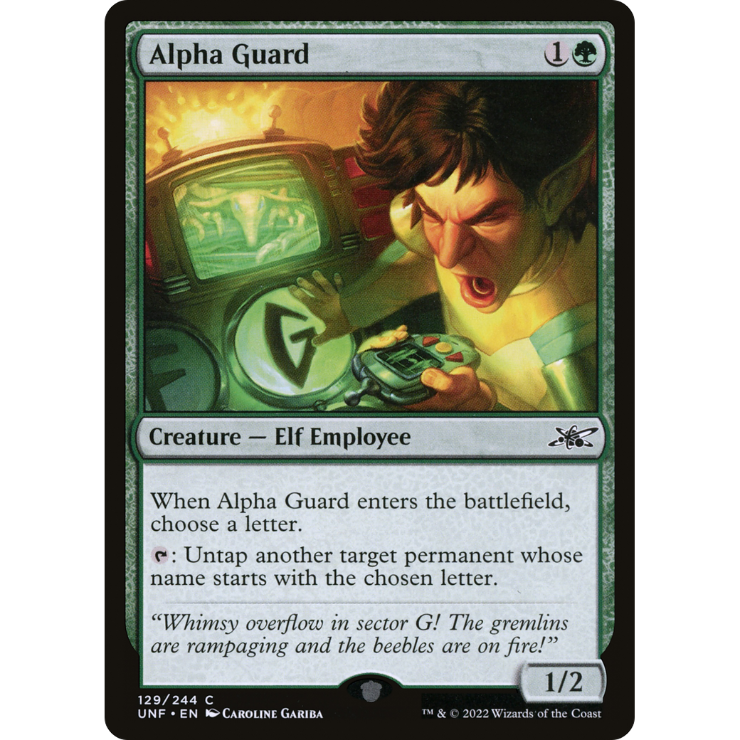 Alpha Guard (UNF-129) - Unfinity Foil