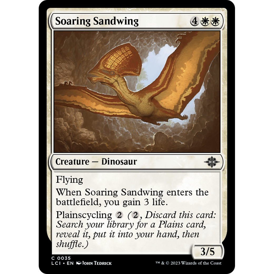 Soaring Sandwing (LCI-035) - The Lost Caverns of Ixalan Foil