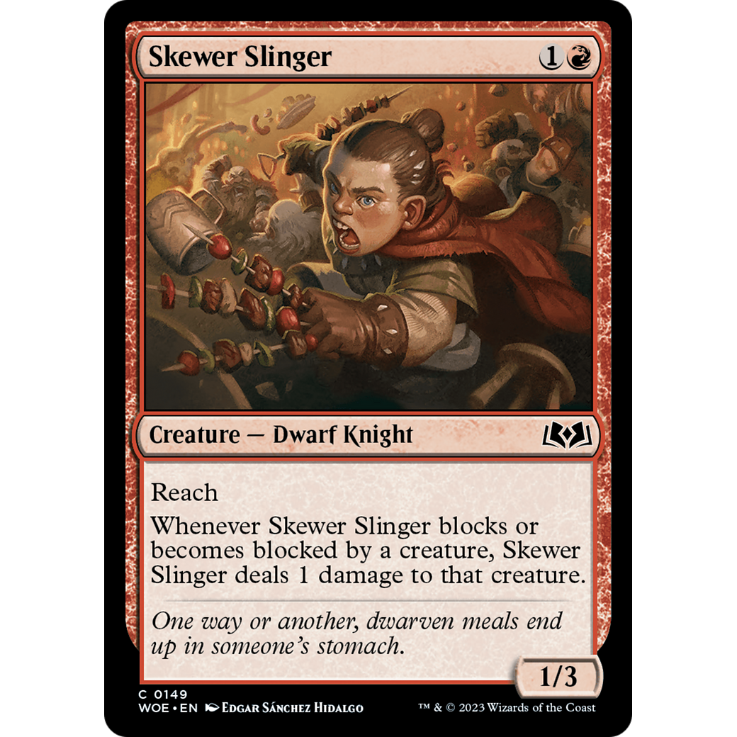 Skewer Slinger (WOE-149) - Wilds of Eldraine Foil