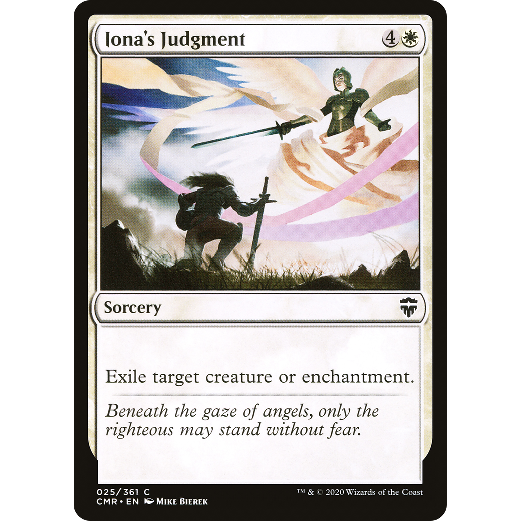 Iona's Judgment (CMR-025) - Commander Legends
