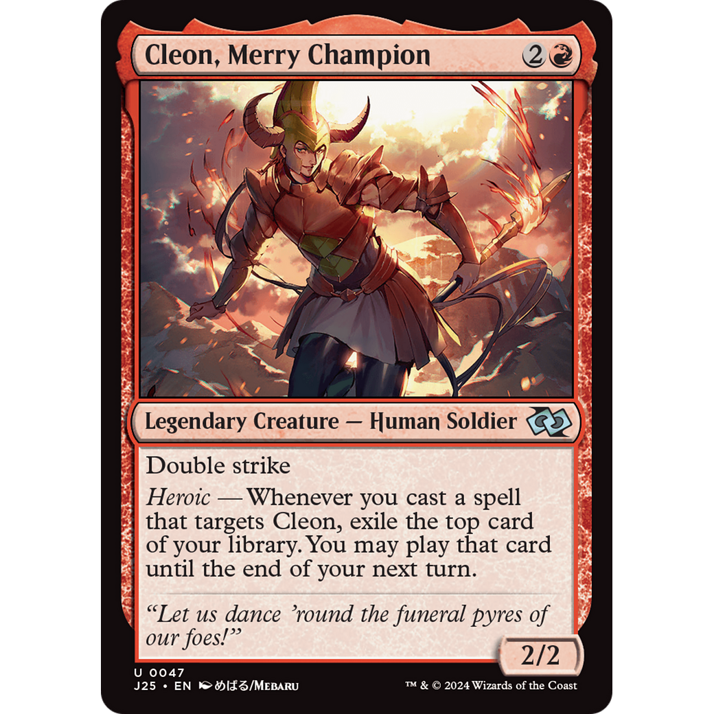 Cleon, Merry Champion (J25-047) - Foundations Jumpstart