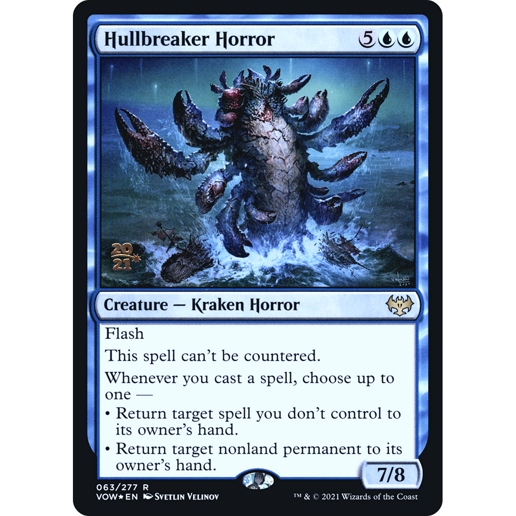 Hullbreaker Horror (PRE-063) - Innistrad: Crimson Vow Promos Foil