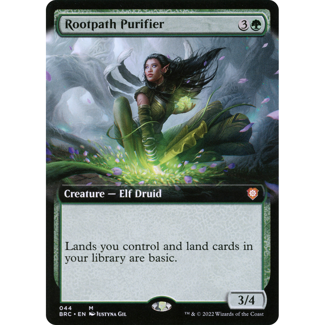 Rootpath Purifier (Extended Art) (BRC-044) - The Brothers' War Commander: (Extended Art) Foil