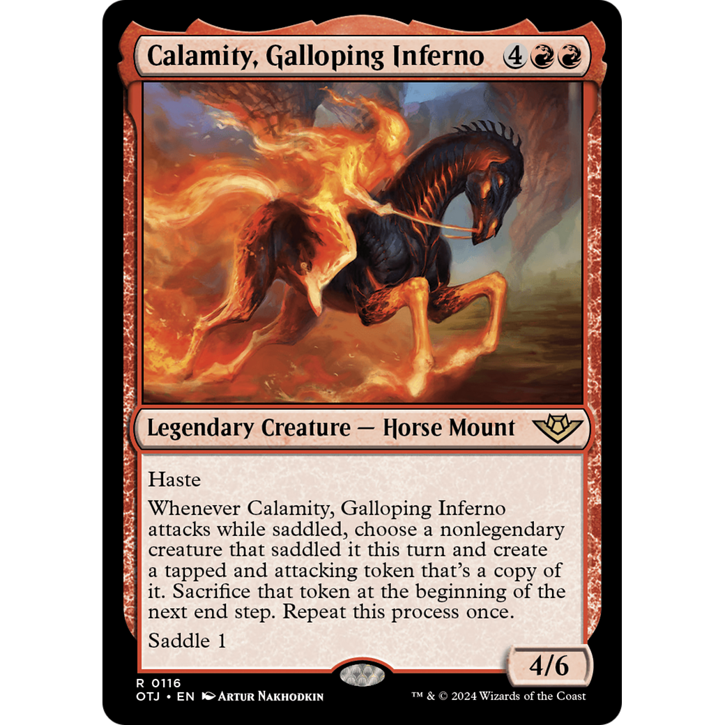 Calamity, Galloping Inferno (OTJ-116) - Outlaws of Thunder Junction