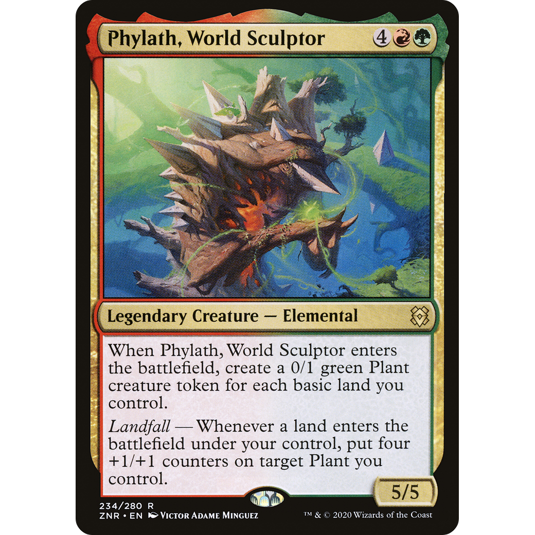 Phylath, World Sculptor (ZNR-234) - Zendikar Rising Foil
