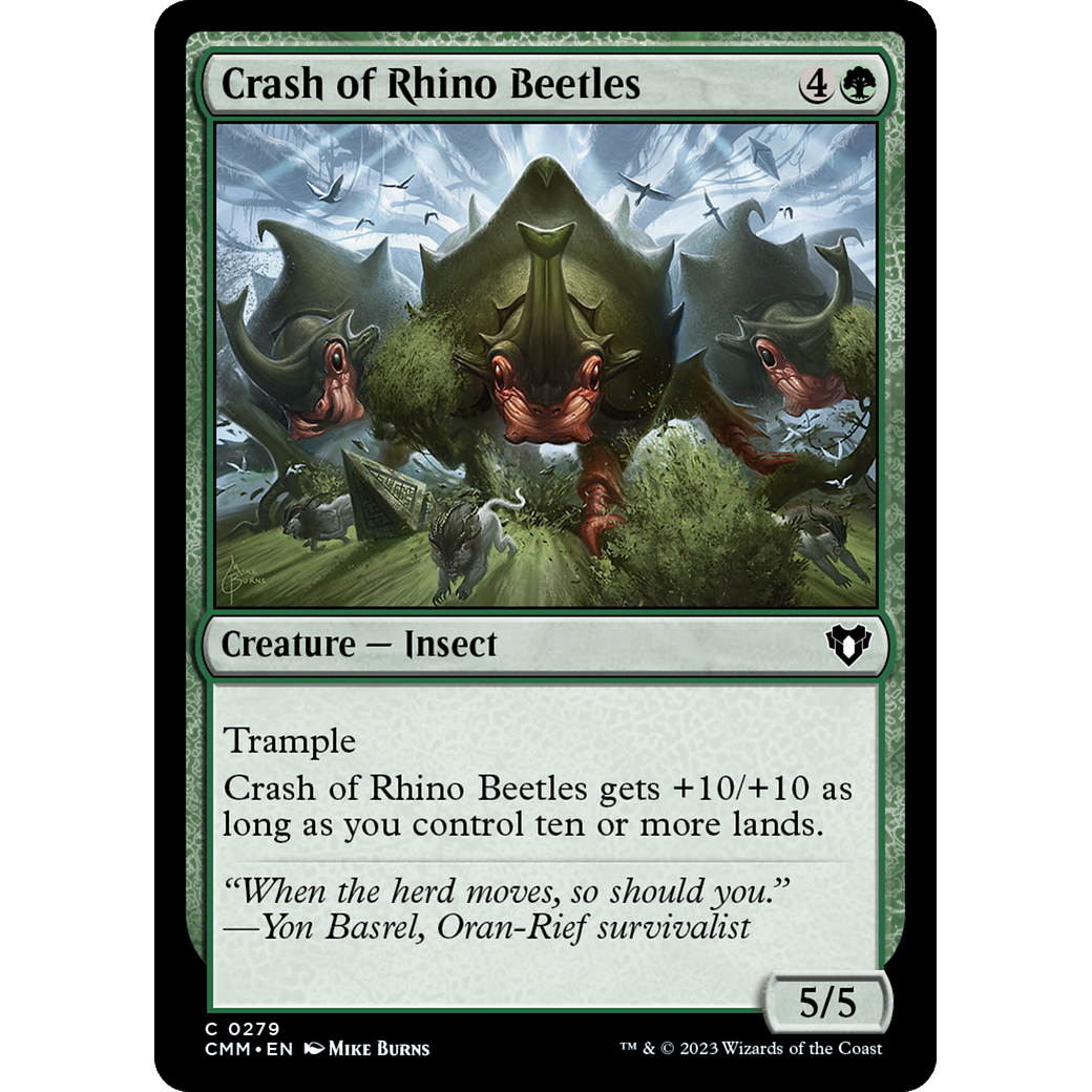 Crash of Rhino Beetles (CMM-279) - Commander Masters