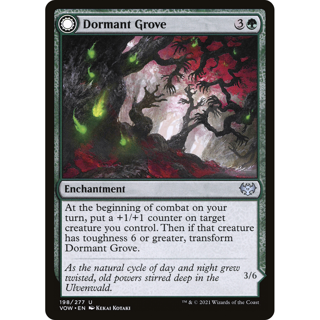 Dormant Grove (VOW-198) - Innistrad: Crimson Vow: (Double Faced Transform)