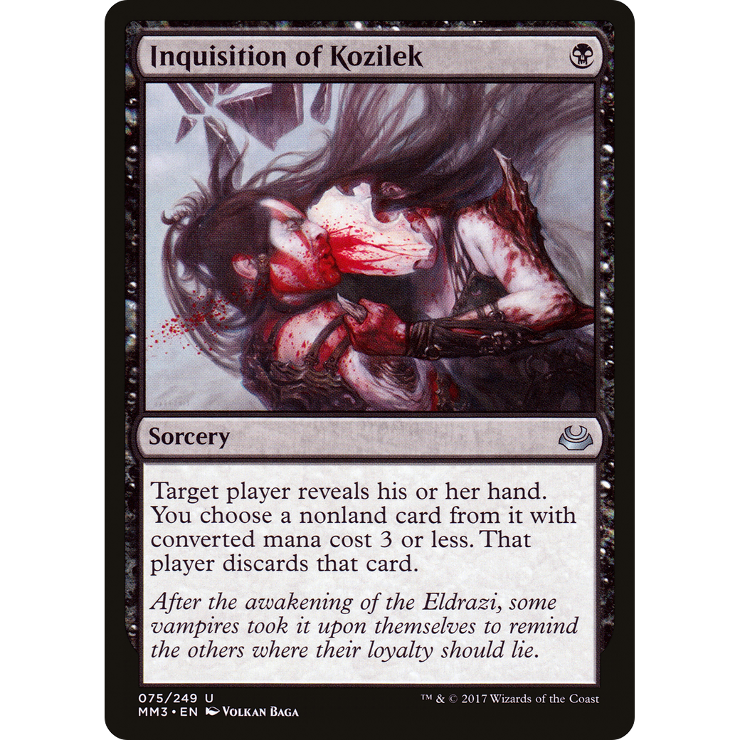 Inquisition of Kozilek (MM3-075) - Modern Masters 2017 Foil