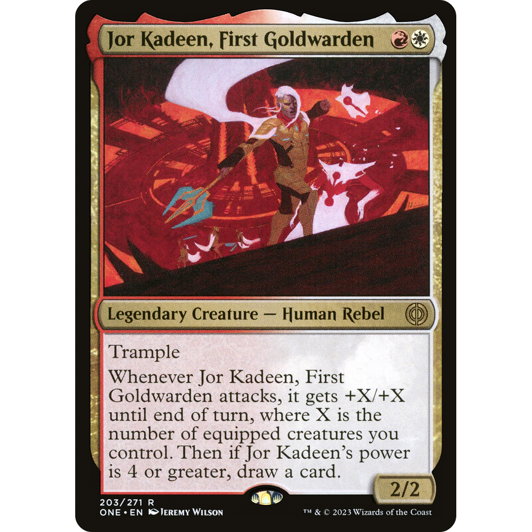 Jor Kadeen, First Goldwarden (ONE-203) - Phyrexia: All Will Be One Foil