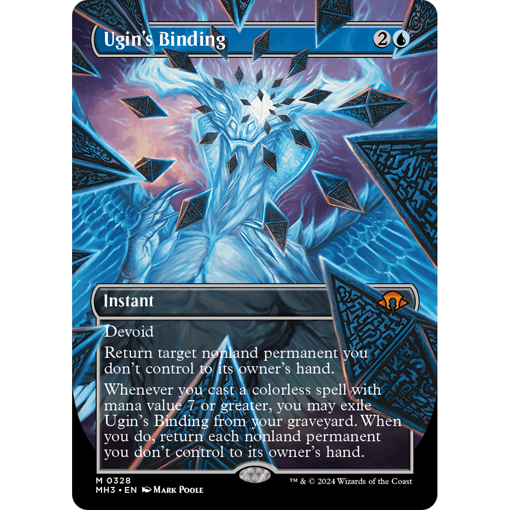 Ugin's Binding (Borderless) (MH3-328) - Modern Horizons 3 (Borderless) Foil