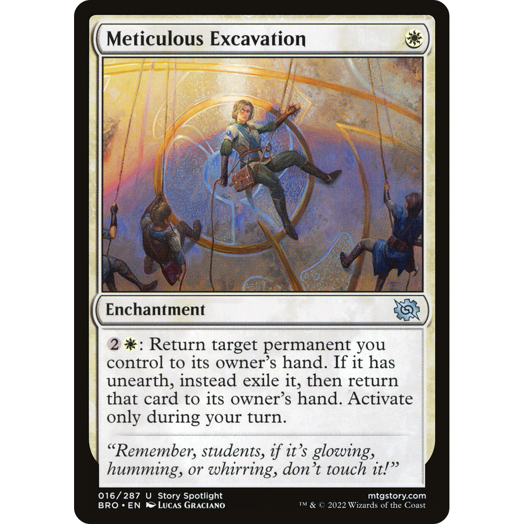 Meticulous Excavation (BRO-016) - The Brothers' War: (storyspotlight) Foil