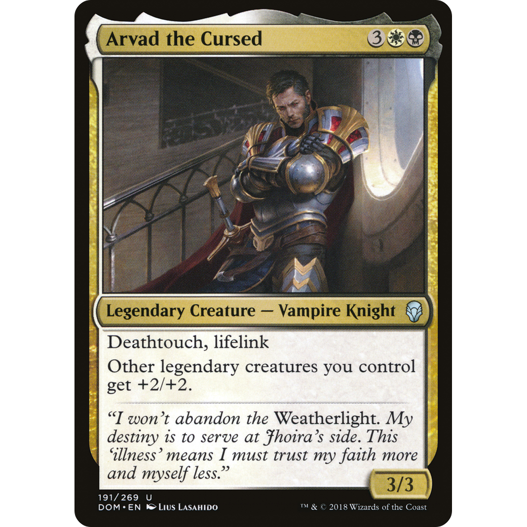 Arvad the Cursed (DOM-191) - Dominaria