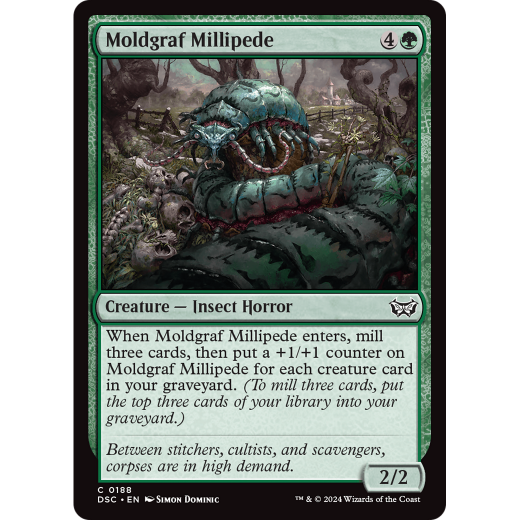 Moldgraf Millipede (DSC-188) - Duskmourn: House of Horror Commander