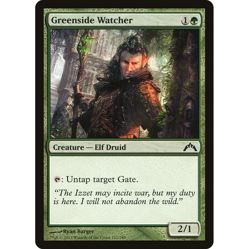Greenside Watcher (GTC-122) - Gatecrash Foil
