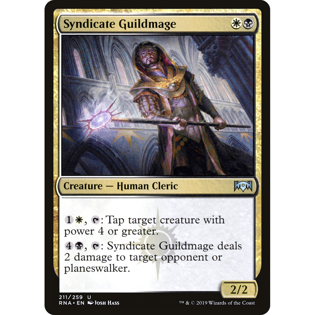 Syndicate Guildmage (RNA-211) - Ravnica Allegiance Foil