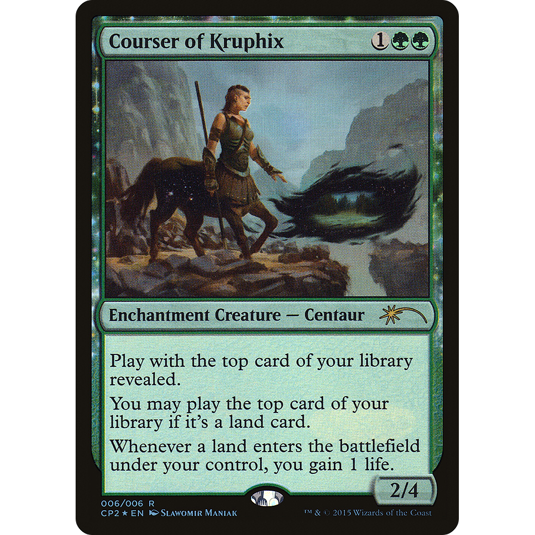 Courser of Kruphix (UMP-006) - Fate Reforged Clash Pack: (enchantment) Foil